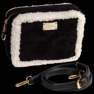 Bearpaw Black Fuzzy Purse